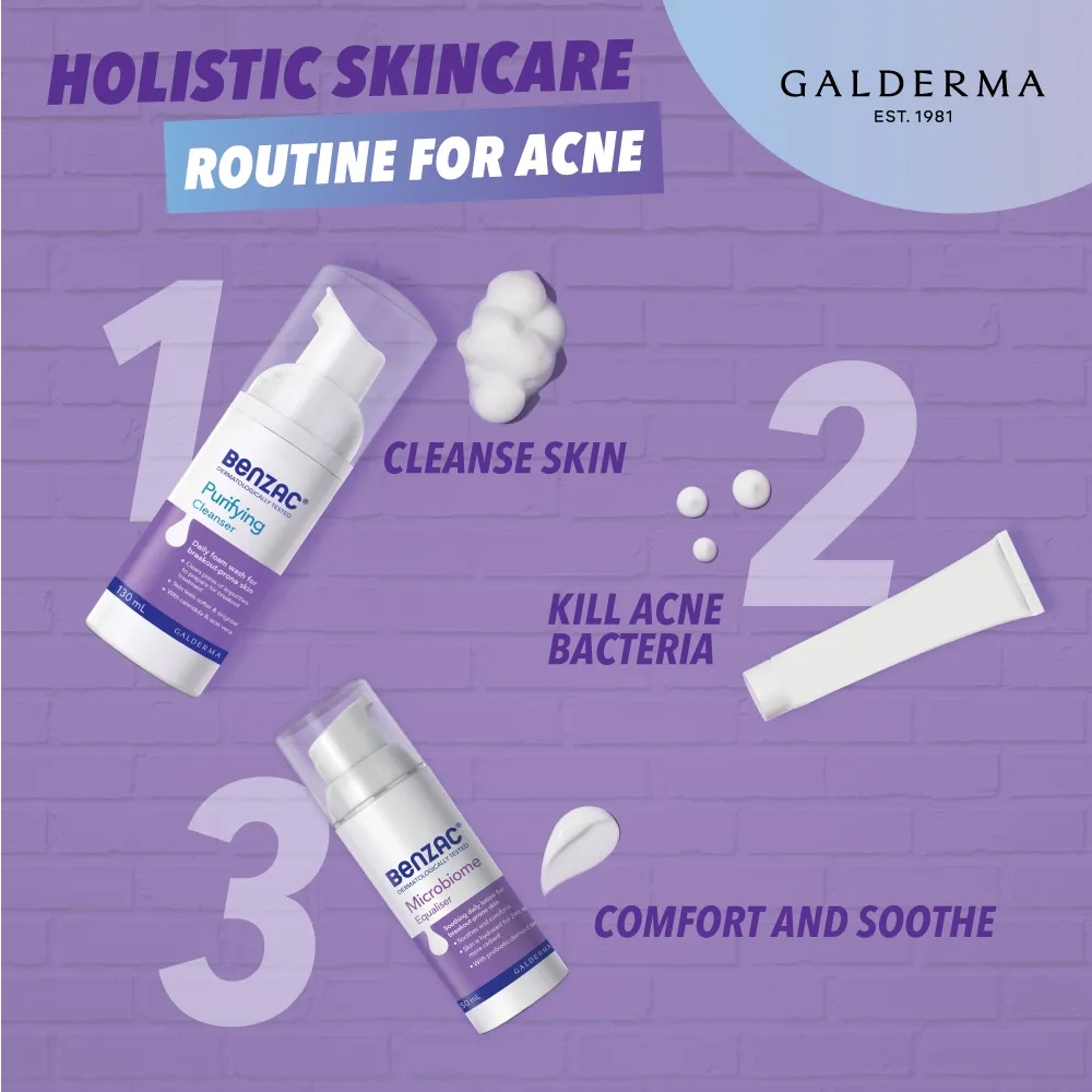 Benzac Microbiome Equaliser 50 ml. เบนแซค ไมโครไบโอม อีควอไลเซอร์ 50 มล. LAB Live Healthy